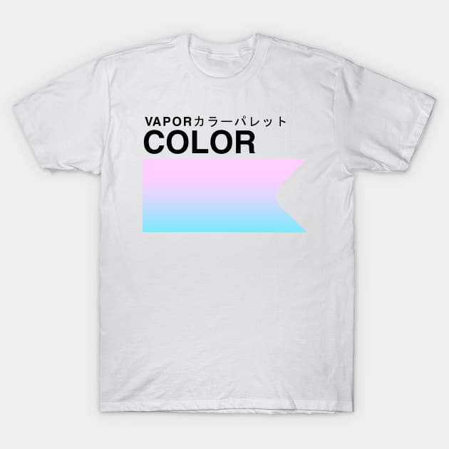 VaporColor VHS T-Shirt by Widmore